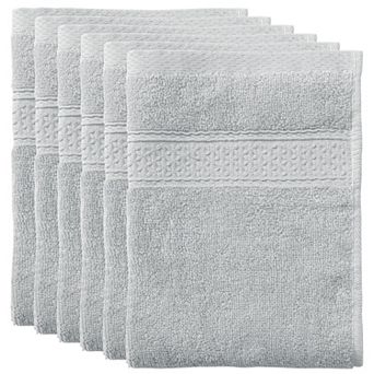 Cotton Thick And Absorbent Kitchen Towels 6 pc 13" X 13"