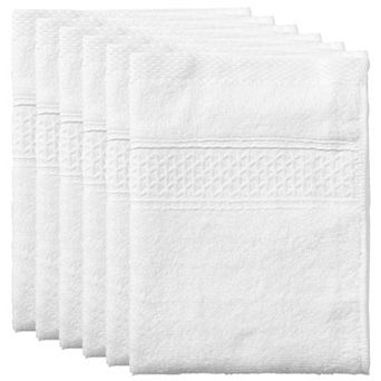 Cotton Thick And Absorbent Kitchen Towels 6 pc 13" X 13"