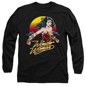 Wonder Woman 84 Skyline Long Sleeve Adult T-shirt
