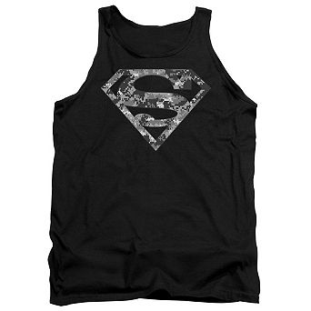 Superman Urban Camo Shield Adult Tank Top