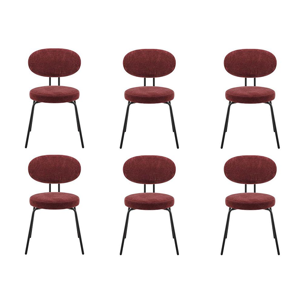 Sacks MidCentury Modern Fabric Dining Chair main image 1