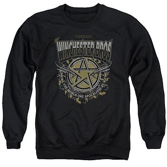 Supernatural Winchester Bros Adult Crewneck Sweatshirt