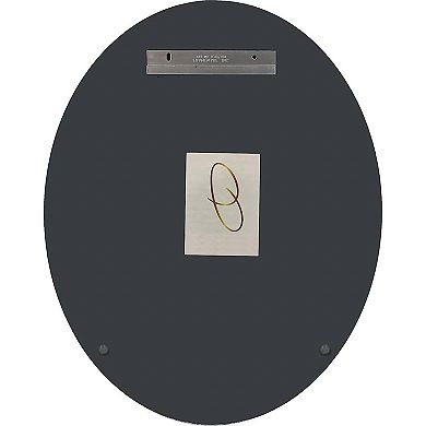 Oval 36 X 24-inch Beveled Bathroom Living Room Vanity Frameless Wall Mirror