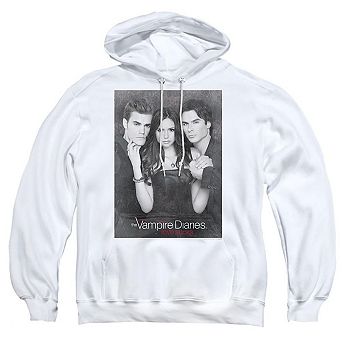 Vampire Diaries That Was Then Adult Pull Over Hoodie