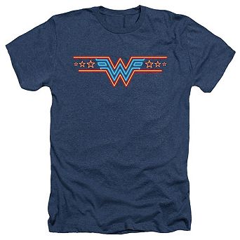 Wonder Woman 84 Neon Beat Adult Heather T-shirt