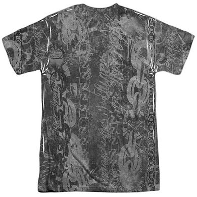 Superman Unchain The King Short Sleeve Adult 100% Poly Crew T-shirt