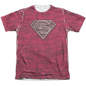 Superman Super Powers Adult 65/35 Poly/cotton Short Sleeve T-shirt