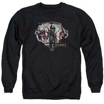 The Hobbit Three Dwarves Adult Crewneck Sweatshirt