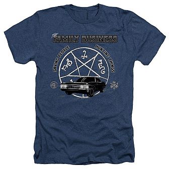 Supernatural Saving People And Hunting Adult Heather T-shirt