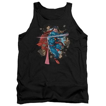 Superman Rock Breaker Adult Tank Top
