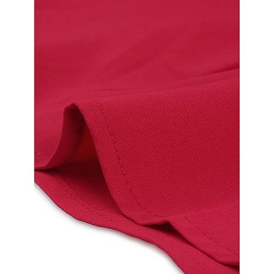 Women's Long Sleeve V Neck Irregular Hem Belted Peplum Blouses