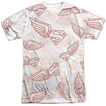 Superman Super Flight Short Sleeve Adult Poly Crew T-shirt
