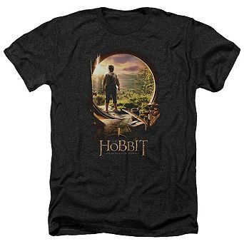 The Hobbit Hobbit In Door Adult Heather T-shirt