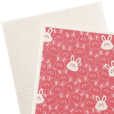 Lightweight Super Absorbent Cute Pattern Kitchen Dish Towels 6 Packs 7" X 8"