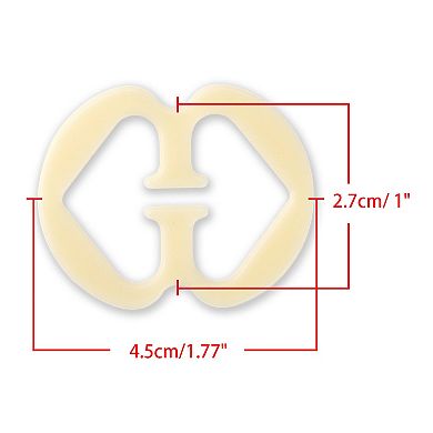 Bra Shoulder Strap Clips Buckles Bra Strap Anti-Slip Buckles Straps for Women