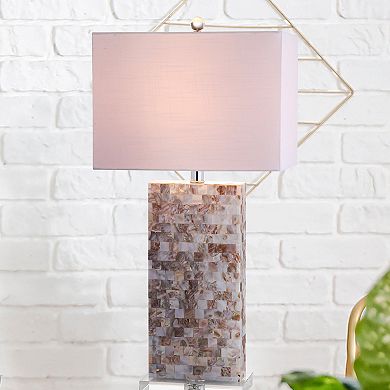 Cannon Seashell And Crystal Led Table Lamp