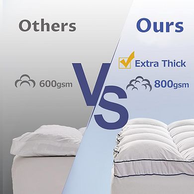 800 Gsm Soft And Comfortable Noiseless And Smooth Mattress Cover