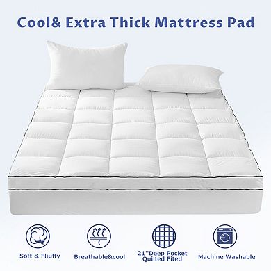 800 Gsm Soft And Comfortable Noiseless And Smooth Mattress Cover