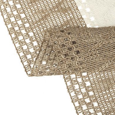 Bridal Party Dining Bedroom Boho Tassels Table Runner 1 Pack 12" X 87"