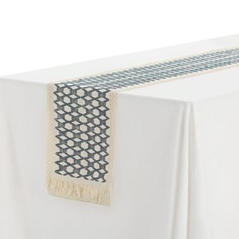 Bridal Party Dining Bedroom Boho Tassels Table Runner 1 Pack 12" X 87"