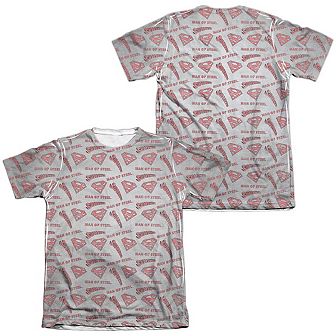 Superman Repeat Super Adult 35/35 Poly/cotton Short Sleeve T-shirt