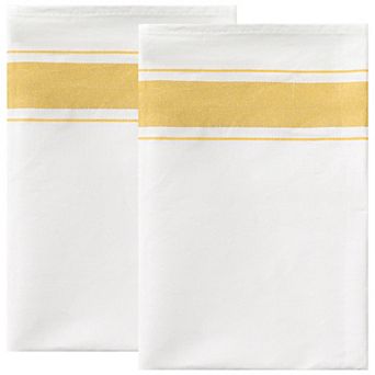 Hotels Restaurants Home Cotton Absorbent Linen Kitchen Towels Sets 2 pc 20" X 28"