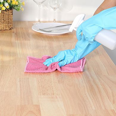 Home Microfiber Absorbent Reusable Cleaning Cloth 8 Packs 12" X 16"