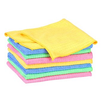 Home Microfiber Absorbent Reusable Cleaning Cloth 8 Packs 12" X 16"