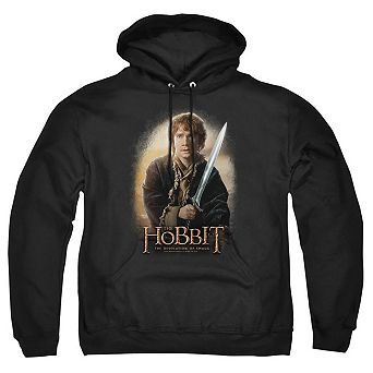 The Hobbit Bilbo And Sting Adult Pull Over Hoodie