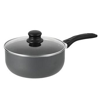 Alpine Cuisine Sauce Pan 2.5-qt Aluminum Nonstick Coating Bakelite Handle With Glass Lid