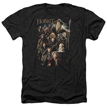 The Hobbit Somber Company Adult Heather T-shirt