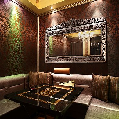 Venetian Style Premium Palatial Grand Wall Mirror 78.75 Inches Wide, Buffet,credenza,entry,hall