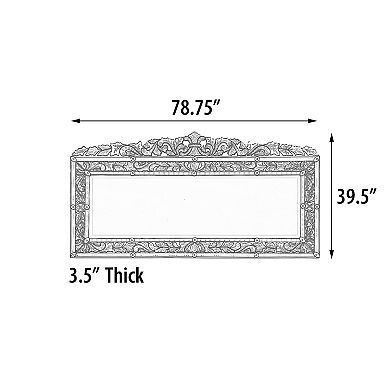Venetian Style Premium Palatial Grand Wall Mirror 78.75 Inches Wide, Buffet,credenza,entry,hall