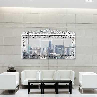 Venetian Style Premium Palatial Grand Wall Mirror 78.75 Inches Wide, Buffet,credenza,entry,hall
