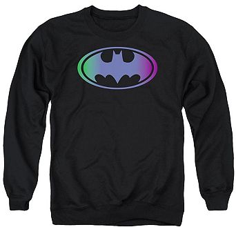Batman Gradient Bat Logo Adult Crewneck Sweatshirt