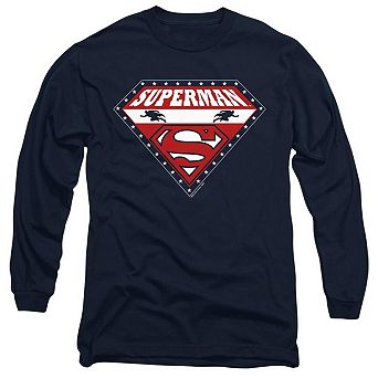 Superman Superman For President Long Sleeve Adult T-shirt