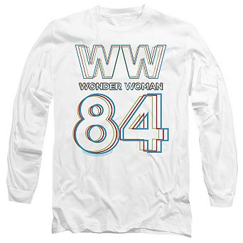 Wonder Woman 84 3d Hype Logo Long Sleeve Adult T-shirt