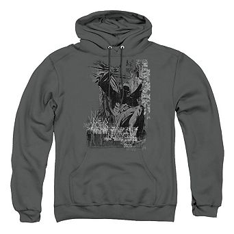 Batman The Knight Life Adult Pull Over Hoodie