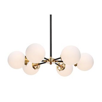 Caleb Brass Cluster Pendant