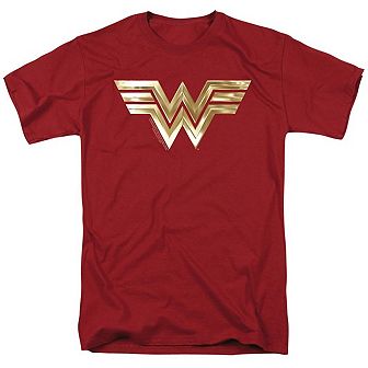 Wonder Woman 84 Golden Logo Short Sleeve Adult T-shirt