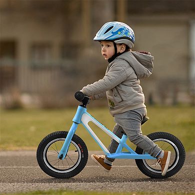 12-inch Adjustable Balance Bike - No Pedal Training Bicycle For 1-5 Year Old Boys And Girls