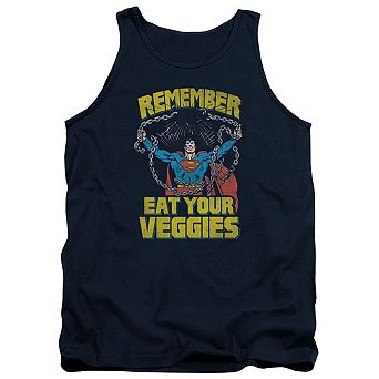 Superman Veggie Power Adult Tank Top
