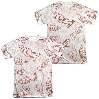 Superman Super Flight Short Sleeve Adult Poly Crew T-shirt