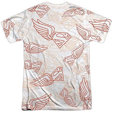 Superman Super Flight Short Sleeve Adult Poly Crew T-shirt