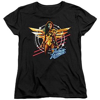 Wonder Woman 84 Space Poster Short Sleeve Women´s T-Shirt