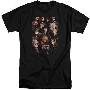 The Hobbit Dwarves Poster Short Sleeve Adult Tall T-shirt