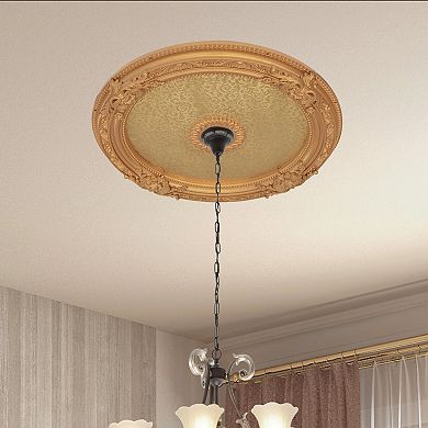 Afd Home Masterpiece Moldings 36 Inch Gold Ceiling Medallion