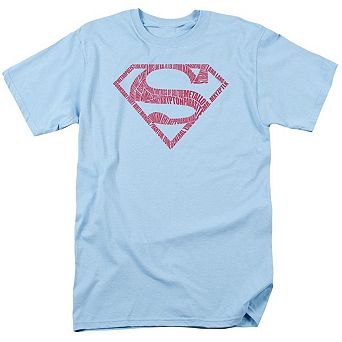 Superman Word Shield Short Sleeve Adult T-shirt
