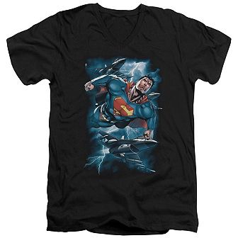 Superman Stormy Flight Short Sleeve T-shirt