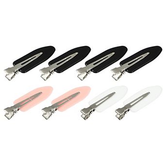 8 pc No Bend Hair Clips No Crease Hair Clips Curl Pin Clips Application